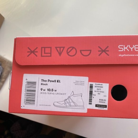 SKYE Footwear The Powll EL High-Top Sneakers - BNIB Never Worn - Picture 7 of 7